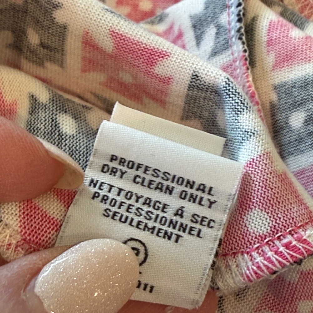 NWT Diane von Furstenberg Reina “Check Dot Pink” Long Sleeve Shift Dress Size 6 - Picture 14 of 14